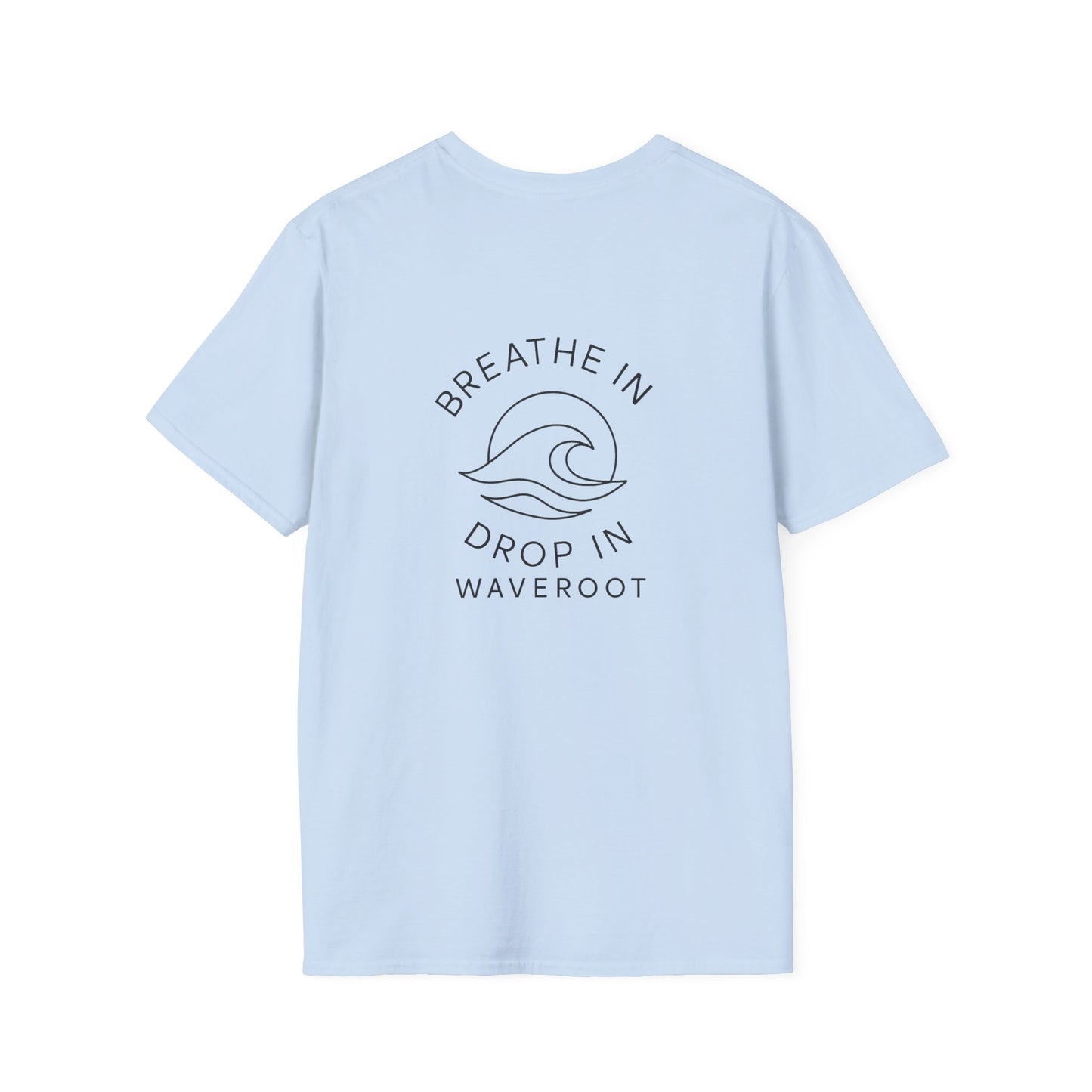 Minimalist Wave "Breath in Motto" -TEE