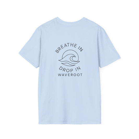 Minimalist Wave "Breath in Motto" -TEE