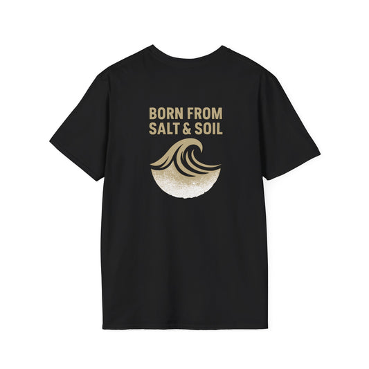 "Born From Salt & Soil"- Wave Emblem -TEE