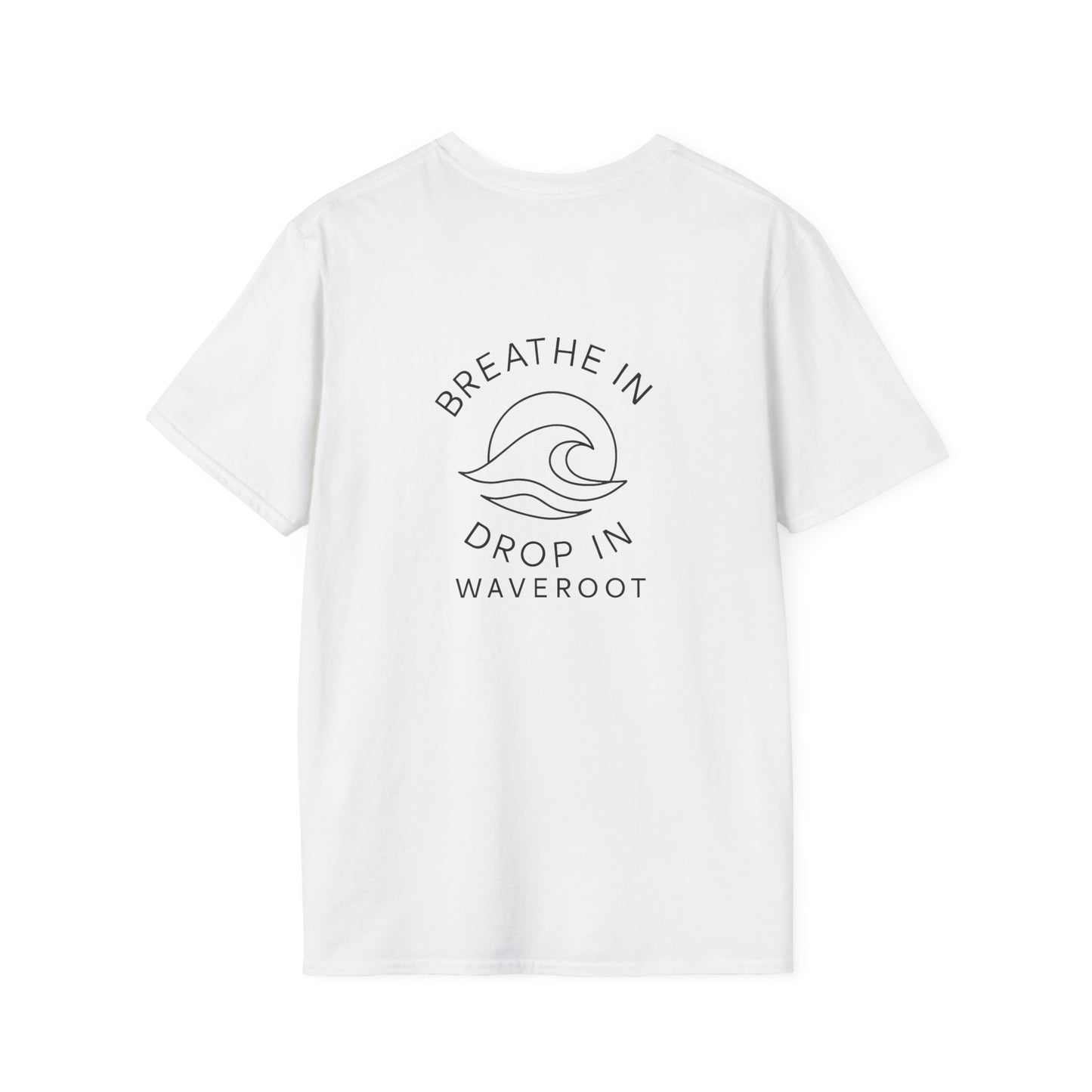 Minimalist Wave "Breath in Motto" -TEE